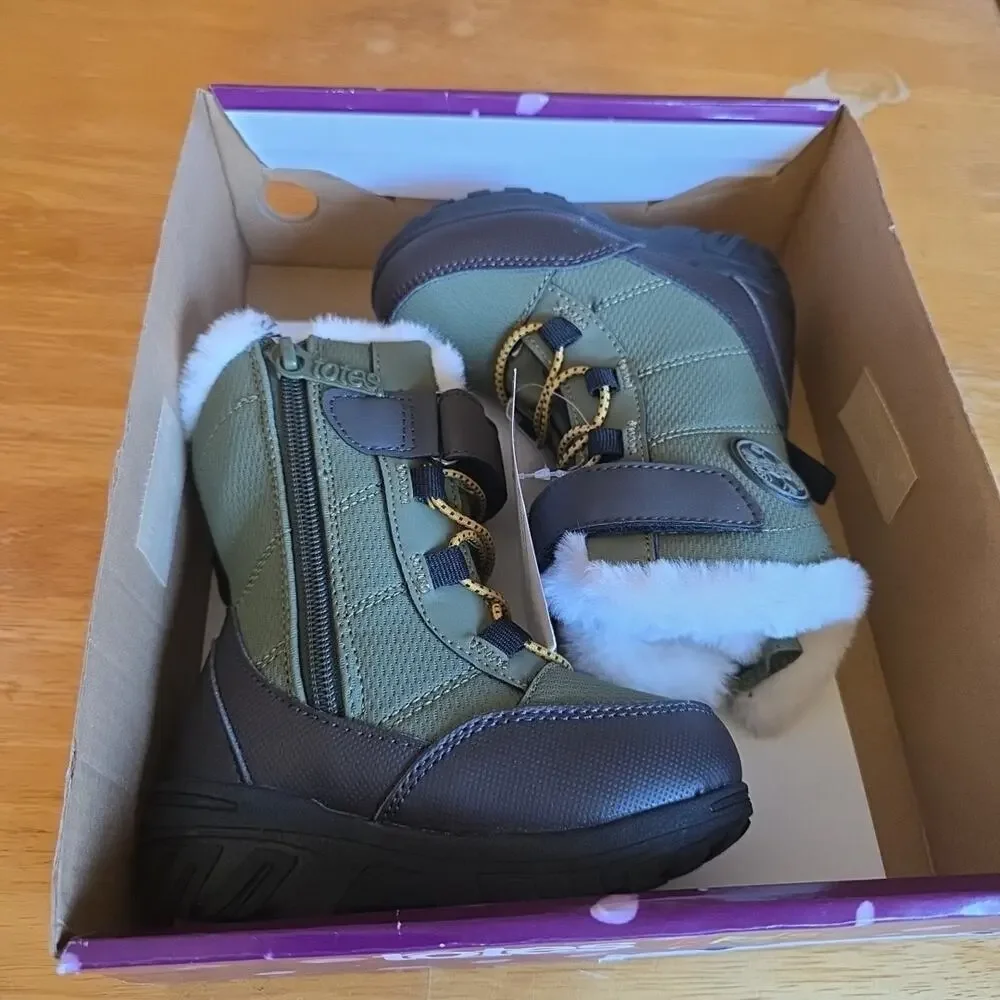 Totes Toddler Boy Lil Gordon Insulated Flat Heels Winter Boots Sz 6c